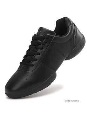 Cheerleading Dance Shoes Lightweight Non Slip Synthetic Leather Lace Up